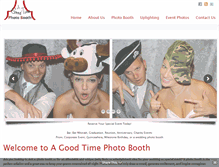 Tablet Screenshot of agoodtimephotobooth.com